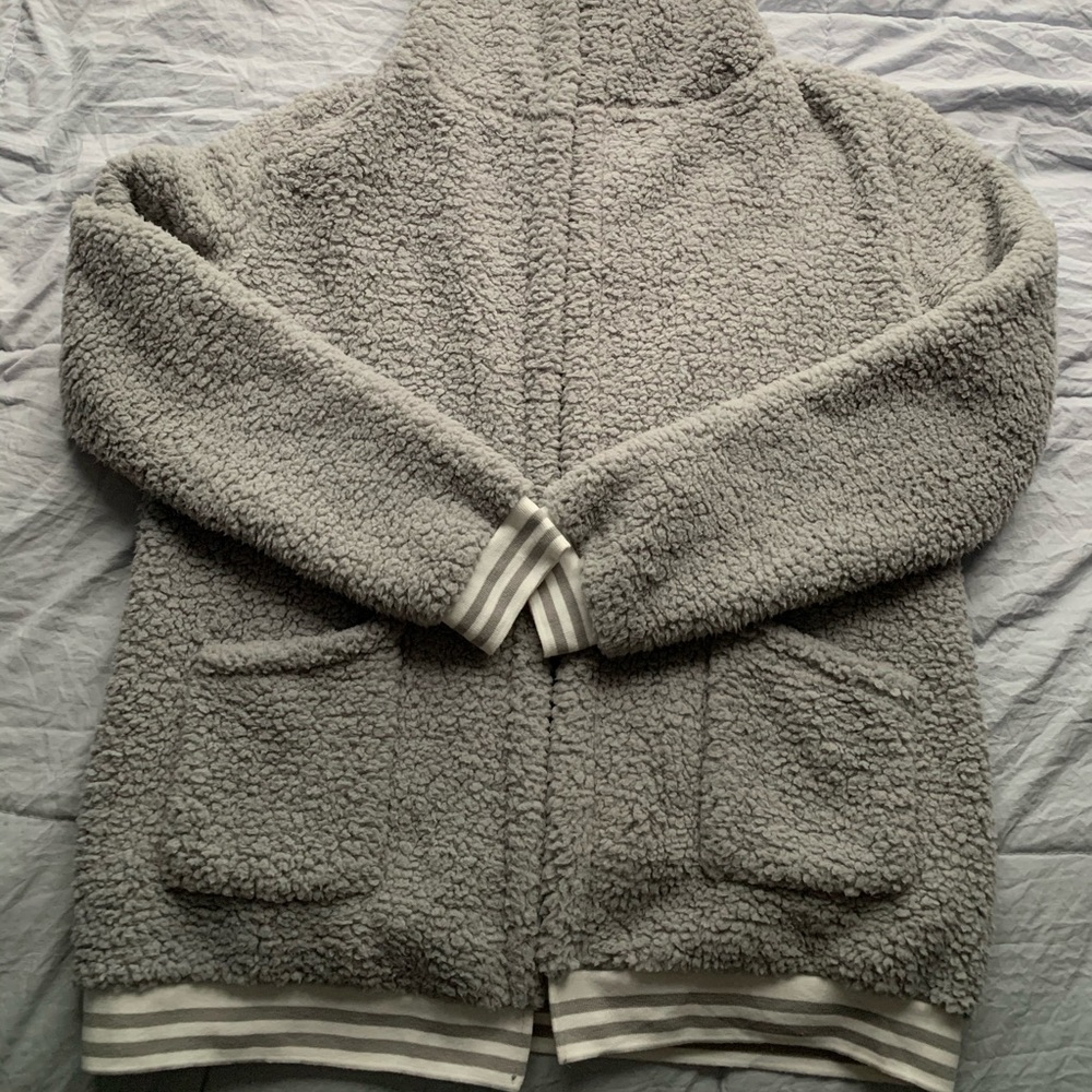 ❤️Grey Sherpa Jacket